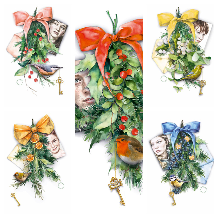 Kerstkaarten - Carola Van den Wijngaert